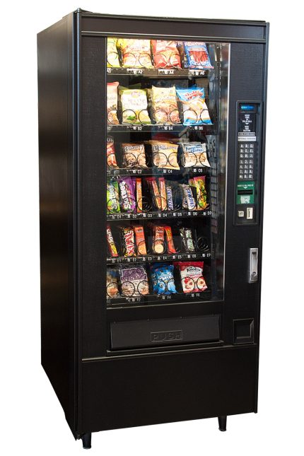 Side view of Snack Vending Machine
