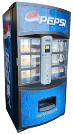 Dixie Narco 756P HVV Soda Beverage Vending Machine Pepsi Shimless (Refurbished)